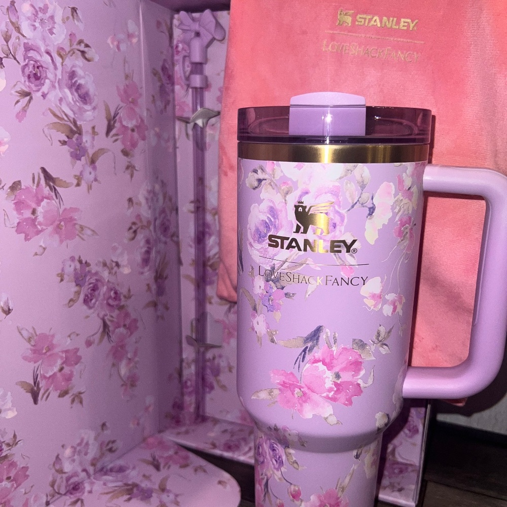 Stanley Love Shack Fancy 40 oz Purple Cup